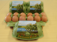 fresh free range pennine eggs